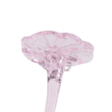Maxbell Mini Glass Flower Ornament Artificial Flower for Spring Indoor Office Green Lotus Leaf