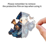 Maxbell Halloween Ghost Door Hanging Sign 2D Front Door Hanger for Window Desk Porch SCG4722