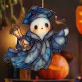 Maxbell Halloween Ghost Door Hanging Sign 2D Front Door Hanger for Window Desk Porch SCG4722
