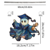 Maxbell Halloween Ghost Door Hanging Sign 2D Front Door Hanger for Window Desk Porch SCG4723