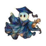 Maxbell Halloween Ghost Door Hanging Sign 2D Front Door Hanger for Window Desk Porch SCG4723