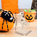 Maxbell Halloween Props Horror Statue Realistic Bird Skeleton for Party Yard Outdoor