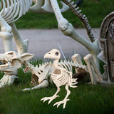 Maxbell Halloween Props Horror Statue Realistic Bird Skeleton for Party Yard Outdoor