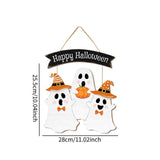 Maxbell Halloween Door Sign Decorative Home Decor Wood for Haunted House Window Yard