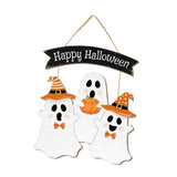 Maxbell Halloween Door Sign Decorative Home Decor Wood for Haunted House Window Yard