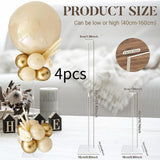 Maxbell 4 Pieces Balloon Stand Kit Balloon Sticks for Baby Shower Weddings Birthdays