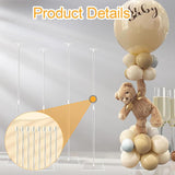Maxbell 4 Pieces Balloon Stand Kit Balloon Sticks for Baby Shower Weddings Birthdays