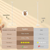 Maxbell 4 Pieces Balloon Stand Kit Balloon Sticks for Baby Shower Weddings Birthdays