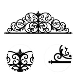 Maxbell Door Topper Easy Installation Metal Ornament Sturdy Versatile Wall Art Decor