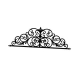 Maxbell Door Topper Easy Installation Metal Ornament Sturdy Versatile Wall Art Decor