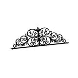 Maxbell Door Topper Easy Installation Metal Ornament Sturdy Versatile Wall Art Decor