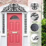 Maxbell Door Topper Easy Installation Metal Ornament Sturdy Versatile Wall Art Decor