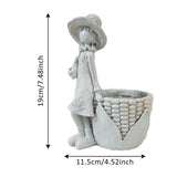 Maxbell Resin Flower Pot Bonsai Craft Decor Desk Micro Landscape Bonsai Plant Holder