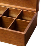 Maxbell Tea Bags Box Divided Practical Container Tea Holder for Restaurant Bar Office