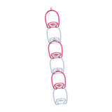 Maxbell 6Pcs Hat Organizer for Baseball Caps Hanger for Closet Wardrobe Laundry Red Blue