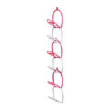 Maxbell 6Pcs Hat Organizer for Baseball Caps Hanger for Closet Wardrobe Laundry Red Blue
