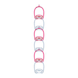 Maxbell 6Pcs Hat Organizer for Baseball Caps Hanger for Closet Wardrobe Laundry Red Blue