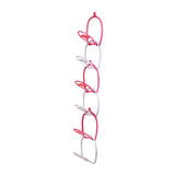 Maxbell 6Pcs Hat Organizer for Baseball Caps Hanger for Closet Wardrobe Laundry Red Blue