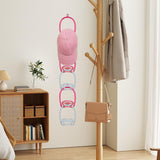 Maxbell 6Pcs Hat Organizer for Baseball Caps Hanger for Closet Wardrobe Laundry Red Blue