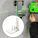 Maxbell Levels Adapter Metal Easy to Install for Builders Wall Mounted Level Bracket