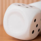 Maxbell Dice Vase Table Centerpiece Creative Ceramic Vase for Bookshelf Desktop Cafe L