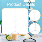 Maxbell Coffee Cup Holder Creative for Countertop for Countertop Tea Shop Coffee Bar White