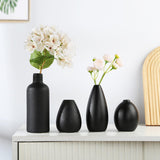 Maxbell 4Pcs Ceramic Vases Versatile Table Decorations for Bedroom Living Room Shelf