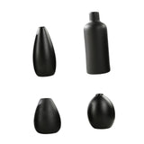 Maxbell 4Pcs Ceramic Vases Versatile Table Decorations for Bedroom Living Room Shelf