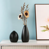 Maxbell 4Pcs Ceramic Vases Versatile Table Decorations for Bedroom Living Room Shelf
