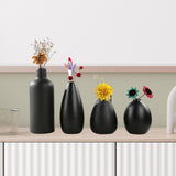 Maxbell 4Pcs Ceramic Vases Versatile Table Decorations for Bedroom Living Room Shelf