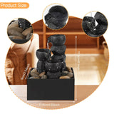 Maxbell Tabletop Water Fountain Gift Tabletop Waterflow for Bedroom Farmhouse Office