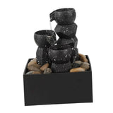 Maxbell Tabletop Water Fountain Gift Tabletop Waterflow for Bedroom Farmhouse Office