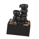 Maxbell Tabletop Water Fountain Gift Tabletop Waterflow for Bedroom Farmhouse Office