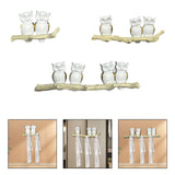 Maxbell Owl Wall Hook Decoration Cute Creative Walls Rack for Bedroom Porch Household 2 Hooks