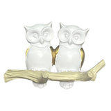 Maxbell Owl Wall Hook Decoration Cute Creative Walls Rack for Bedroom Porch Household 2 Hooks