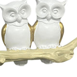 Maxbell Owl Wall Hook Decoration Cute Creative Walls Rack for Bedroom Porch Household 3 Hooks
