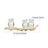 Maxbell Owl Wall Hook Decoration Cute Creative Walls Rack for Bedroom Porch Household 3 Hooks