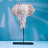 Maxbell Elephant Statue Holiday Decor Funny Desktop Decor for Fireplace Office Shelf