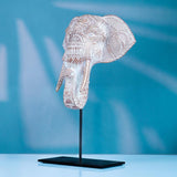 Maxbell Elephant Statue Holiday Decor Funny Desktop Decor for Fireplace Office Shelf
