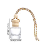 Maxbell 25Pcs Car Fragrance Hanging Bottles Portable Aroma Fragrance Vials Ornaments Style A