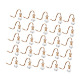Maxbell 25Pcs Car Fragrance Hanging Bottles Portable Aroma Fragrance Vials Ornaments Style C