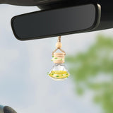 Maxbell 25Pcs Car Fragrance Hanging Bottles Portable Aroma Fragrance Vials Ornaments Style C