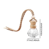 Maxbell 25Pcs Car Fragrance Hanging Bottles Portable Aroma Fragrance Vials Ornaments Style C
