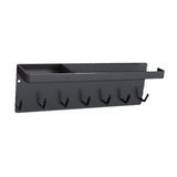 Maxbell Entryway Umbrella Stand 7 Hooks Multiuse Hanging Home Decor Key Hooks Holder Black