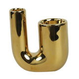 Maxbell Candle Holder Ornament Gifts Candle Stand for Wedding Reception Home Dinning Golder