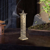 Maxbell Incense Burner Creative Incense Stick Holder for Living Room Festivals Party Bronze