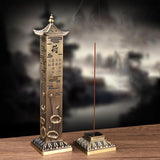Maxbell Incense Burner Creative Incense Stick Holder for Living Room Festivals Party Bronze