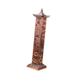 Maxbell Incense Burner Creative Incense Stick Holder for Living Room Festivals Party Red Copper