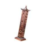 Maxbell Incense Burner Creative Incense Stick Holder for Living Room Festivals Party Red Copper