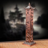 Maxbell Incense Burner Creative Incense Stick Holder for Living Room Festivals Party Red Copper
